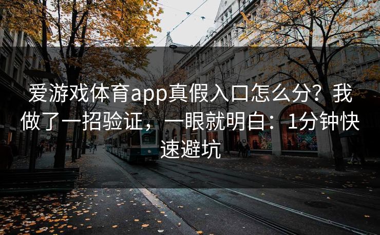 爱游戏体育app真假入口怎么分？我做了一招验证，一眼就明白：1分钟快速避坑